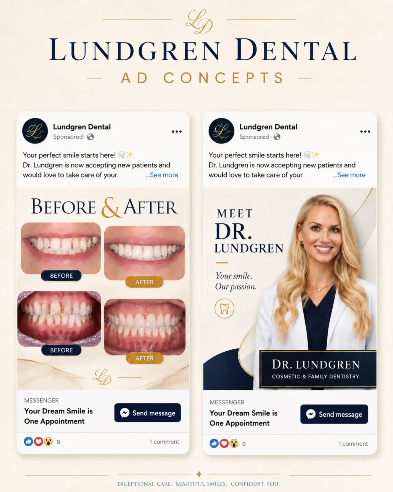Lundgren Dental Meta advertising creative